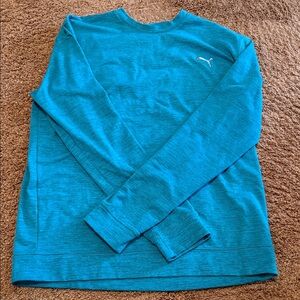Puma Turquoise Long Sleeve Top